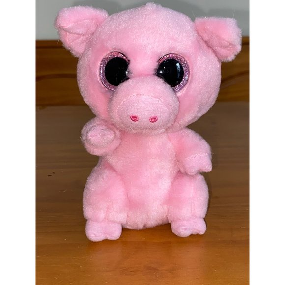 TY Beanie Boos - POSEY the Pig Glitter Eyes 6" Limited Exclusive - Picture 1 of 10